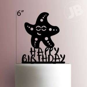 Starfish Happy Birthday 225-029 Cake Topper