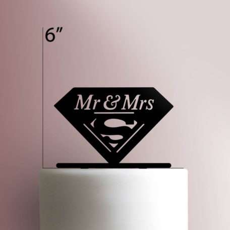Mr and Mrs 225-074 Cake Topper