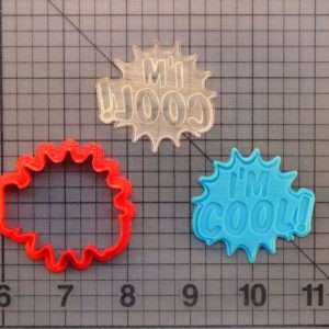 I'm Cool Stamp 227-051 Cookie Cutter and Stamp Embossed (1)