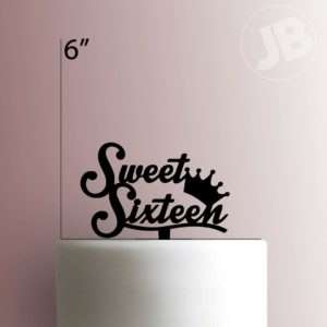 Sweet Sixteen 225-093 Cake Topper