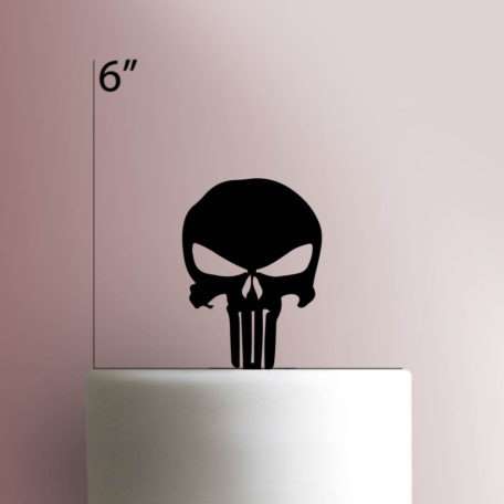 The Punisher Logo 225-135 Cake Topper