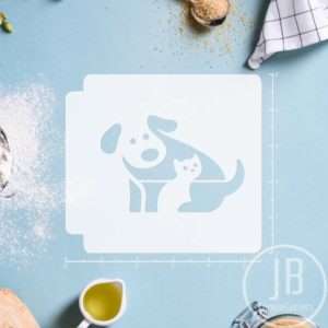 Dog and Cat 783-648 Stencil