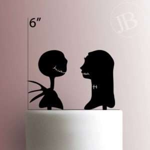 Nightmare Before Christmas - Jack and Sally 225-176 Cake Topper
