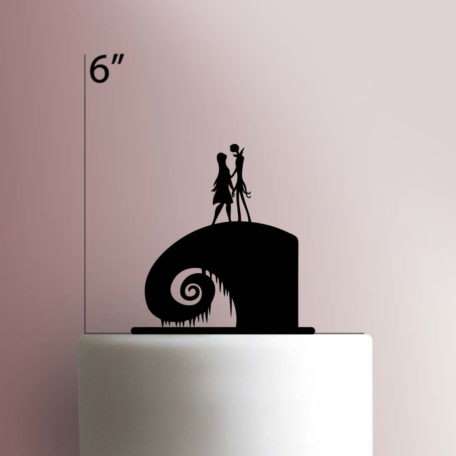 Nightmare Before Christmas - Jack and Sally 225-177 Cake Topper