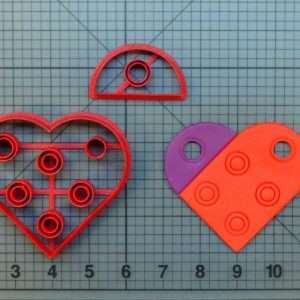 Lego Heart 266-469 Cookie Cutter Set