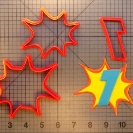 Pow Number 1 266-445 Cookie Cutter Set