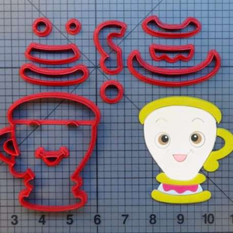 Beauty and the Beast- Chip 266-516 Cookie Cutter Set