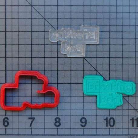 Breaking Bad 227-070 Cookie Cutter and Stamp (Embossed)