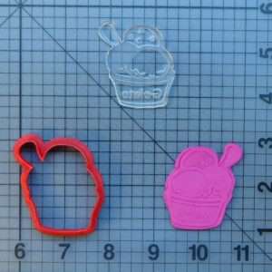 Gelato 227-083 Cookie Cutter and Stamp (Embossed)
