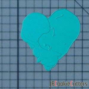 Cat Heart 227-334 Cookie Cutter and Stamp