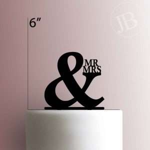 Mr and Mrs 225-359 Cake Topper