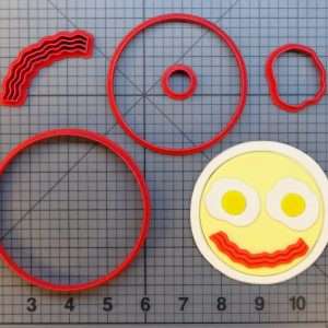 Breakfast Smiley Face 266-A217 Cookie Cutter Set