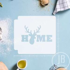 Deer Home 783-A139 Stencil