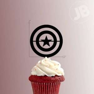 Captain America 228-005 Cupcake Topper