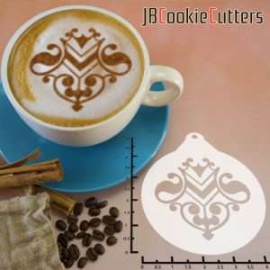 Damask 263-007 Latte Art Stencil