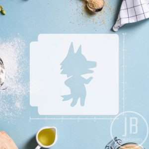 Animal Crossing Wolf 783-A474 Stencil