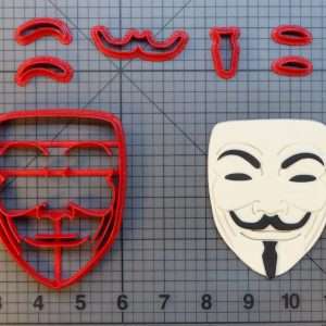 Anonymous Mask 266-A036 Cookie Cutter Set