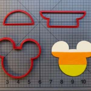 Candy Corn Mickey Mouse 266-A392 Cookie Cutter Set