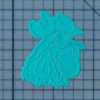 Chicken 227-502 Cookie Cutter and Acrylic Stamp