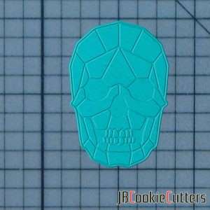 Geometric Skull 227-358 Cookie Cutter and Stamp
