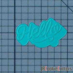 Hello 227-480 Cookie Cutter and Stamp