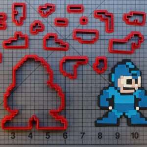 Mega Man Sprite 266-A406 Cookie Cutter Set