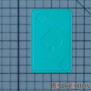 Playing Card - Spade 227-462 Cookie Cutter and Stamp