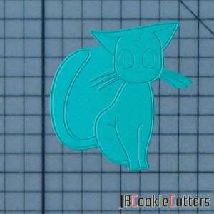 Sailor Moon - Luna 227-262 Cookie Cutter and Acrylic Stamp Embossed (1)