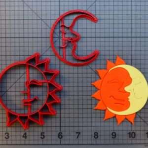 Sun and Moon 266-A367 Cookie Cutter Set