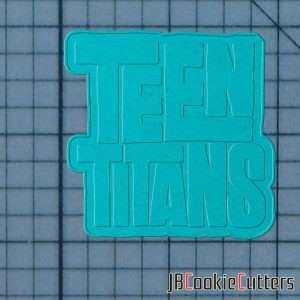 Teen Titans Logo 227-490 Cookie Cutter and Stamp