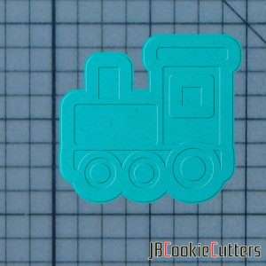 Train 227-168 Cookie Cutter and Acrylic Stamp