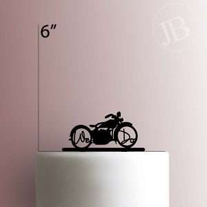 We Do Motorcycle 225-250 Cake Topper