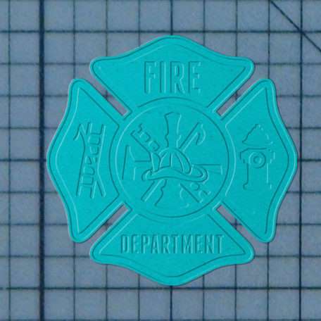Fire Department 227-579 Cookie Cutter and Stamp
