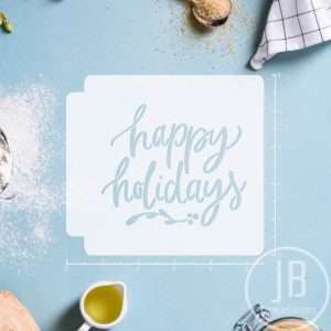 Happy Holidays 783-A264 Stencil