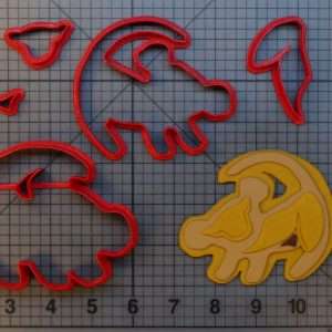 The Lion King - Simba 266-A509 Cookie Cutter Set