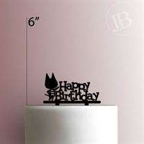 Animal Crossing Happy Birthday Cat 225-523 Cake Topper