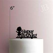 Animal Crossing Happy Birthday Girl 225-528 Cake Topper