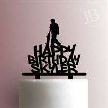 Custom Skater Happy Birthday 225-539 Cake Topper