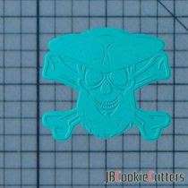 Pirate Skull 227-119 Cookie Cutter and Stamp