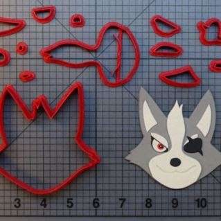 Star Fox - Wolf 266-A577 Cookie Cutter Set