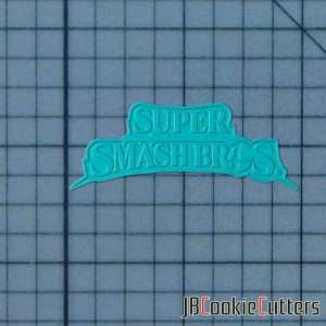 Super Smash Bros. Logo 227-660 Cookie Cutter and Stamp