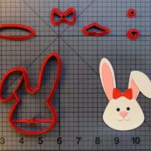 Bow Bunny 266-A865 Cookie Cutter Set