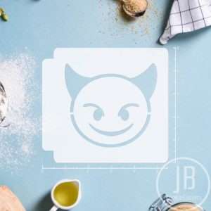 Devil Emoji 783-A560 Stencil