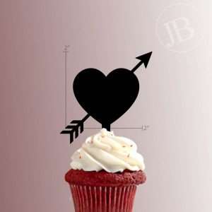 Heart Arrow 228-030 Cupcake Topper