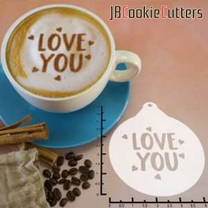 Love You 263-092 Latte Art Stencil