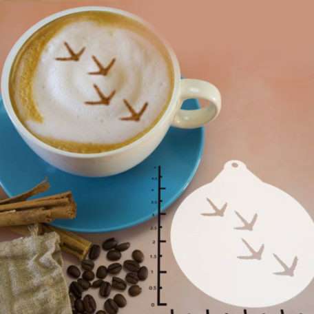 Turkey Prints 263-049 Latte Art Stencil