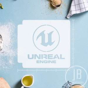 Unreal Engine Logo 783-A592 Stencil