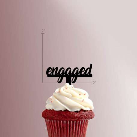 Engaged 228-035 Cupcake Topper