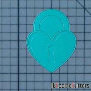 Heart Lock 227-741 Cookie Cutter and Stamp