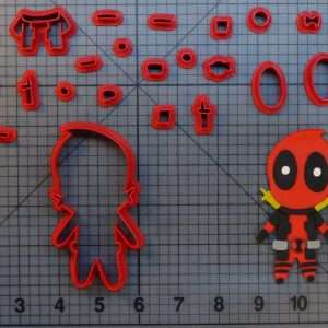 Deadpool - Full Body 266-B008 Cookie Cutter Set